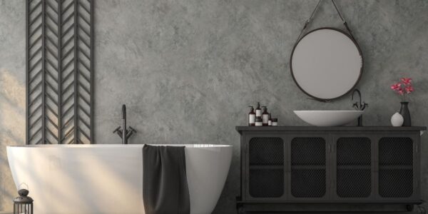 łazienka w stylu industrialnym