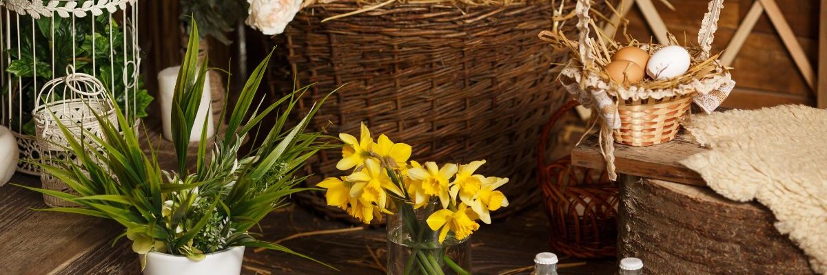 dekoracje wielkanocne w stylu skandynawskim