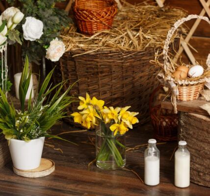 dekoracje wielkanocne w stylu skandynawskim