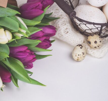 kwiaty na wielkanoc